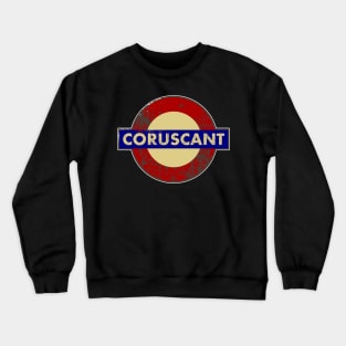 CORUSCANT METRO STATION SIGN Crewneck Sweatshirt